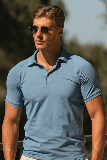 Heren Polo Shirt Urbanos Amalfi Blauw