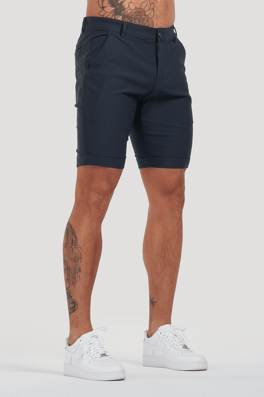 Luca marineblauw herenshorts – casual, comfortabel en stijlvol (cópia)