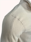 Heren Henley-shirt met lange mouwen, fleece gevoerd, casual stijl met halve rits, perfect voor warmte en comfort.